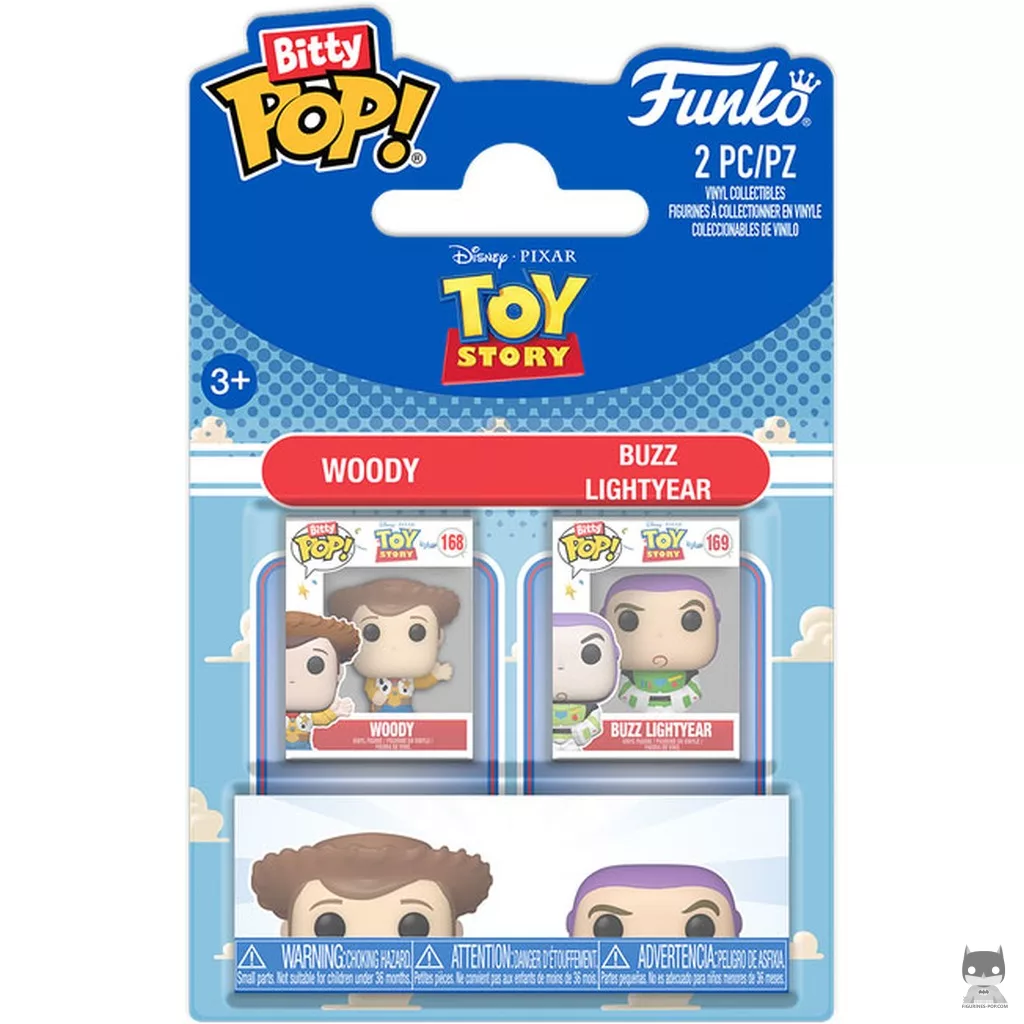 Figurine Funko POP Woody & Buzz l'Eclair avec boîte
