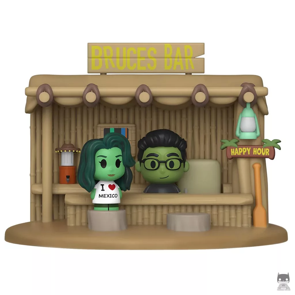 Figurine Funko POP She-Hulk & Hulk - Le Bar de Bruce (She-Hulk : Avocate)