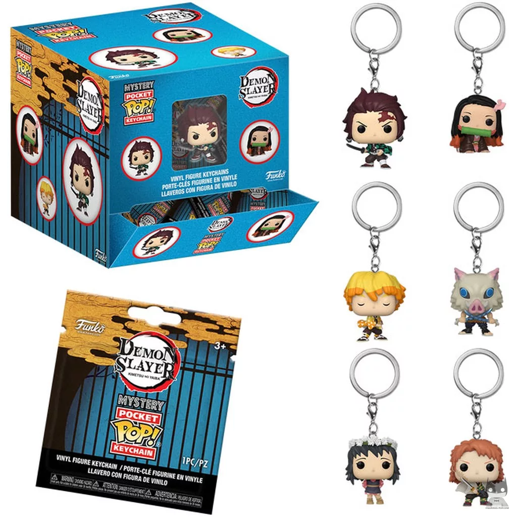 Figurine Funko POP Boîte mystère Demon Slayer avec boîte