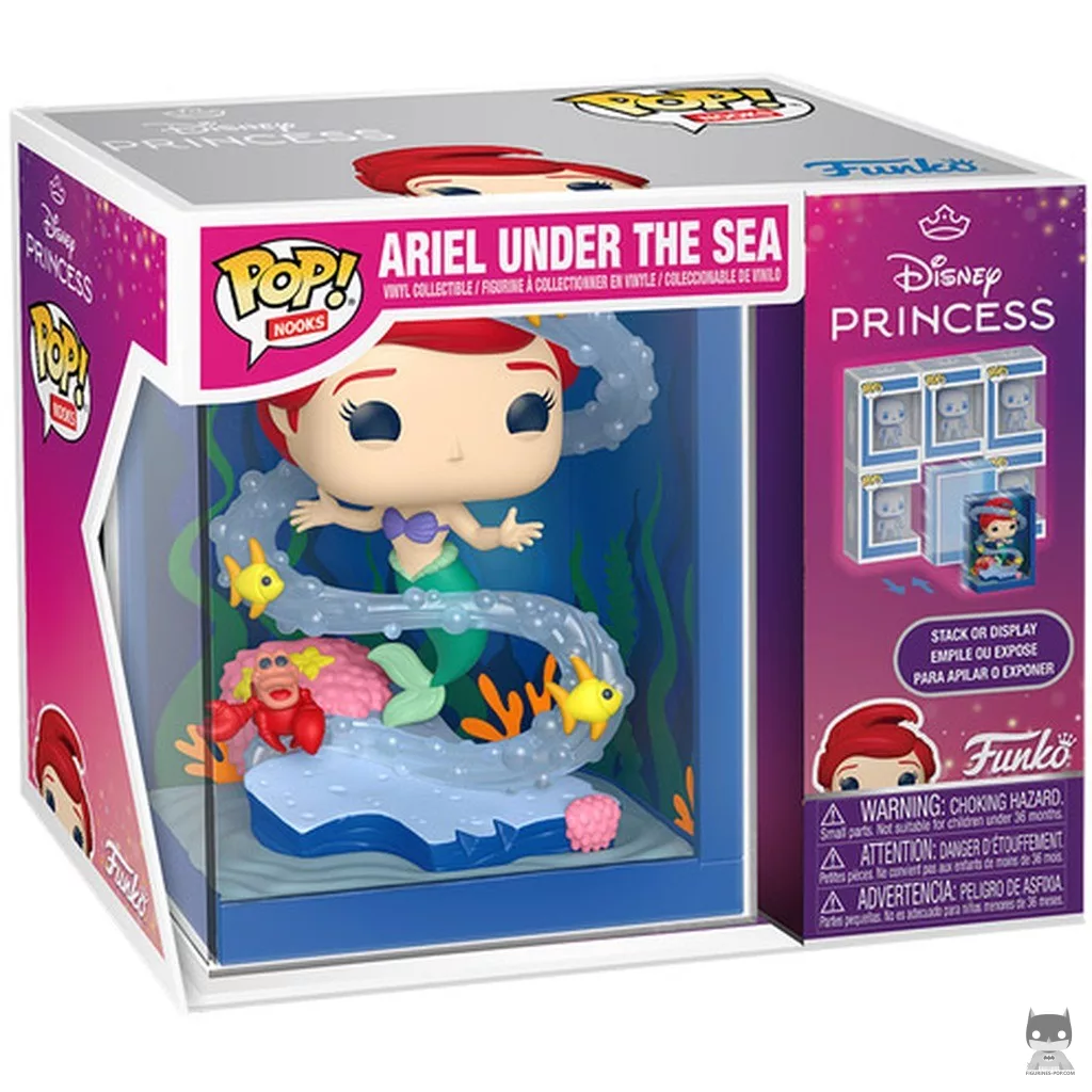 Figurine Funko POP Ariel sous l'océan avec boîte