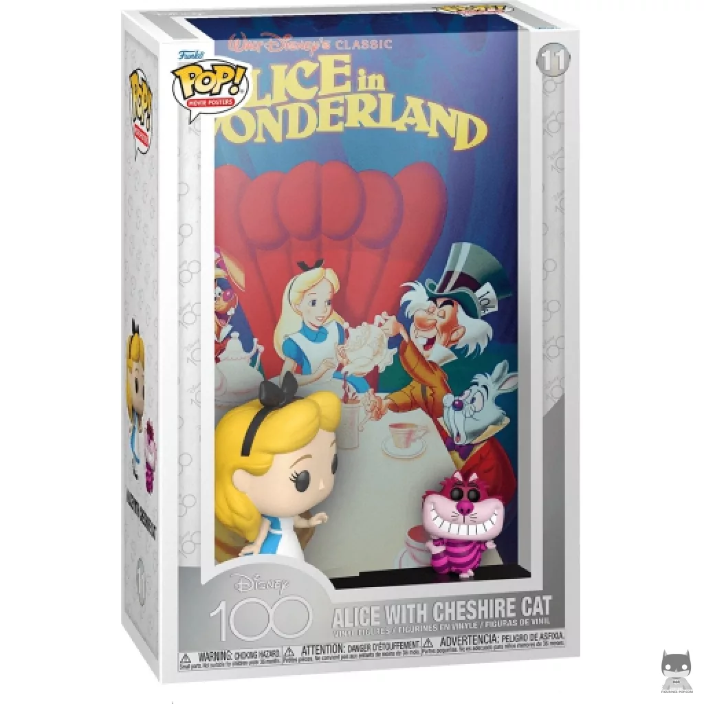Figurine Funko POP Alice avec le Chat du Cheshire avec boîte