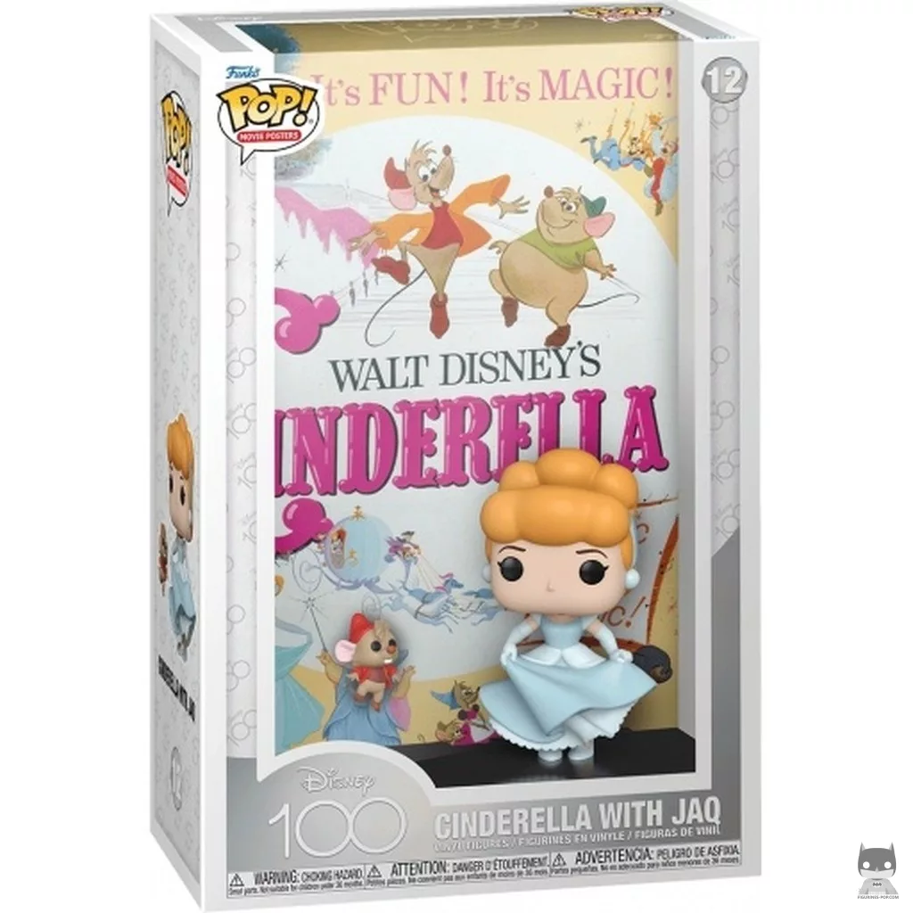 Figurine Funko POP Cendrillon avec Jaq avec boîte