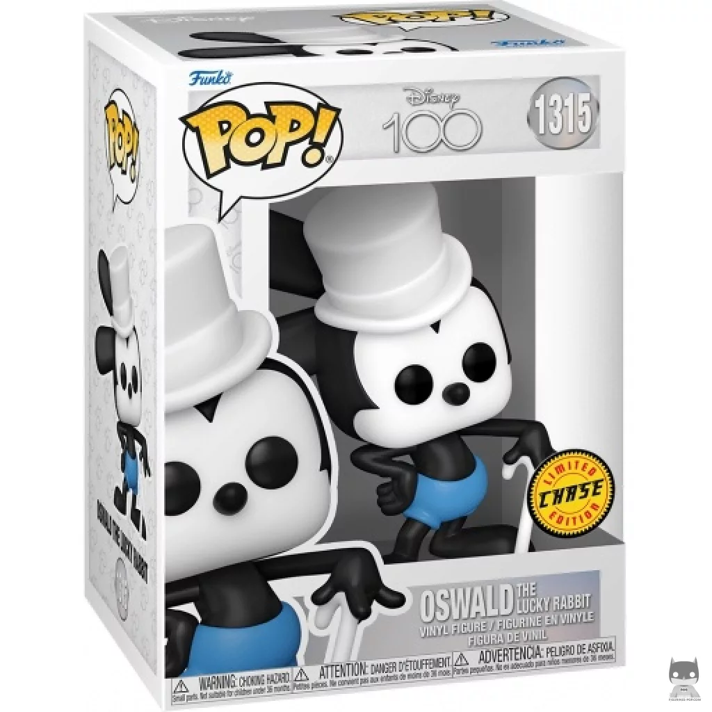 Figurine Funko POP Oswald Le Lapin Chanceux (Chase) avec boîte