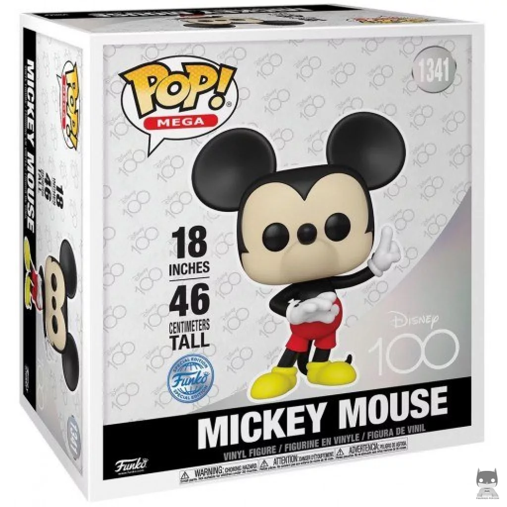 Figurine Funko POP Mickey Mouse (Supersized 18'') avec boîte