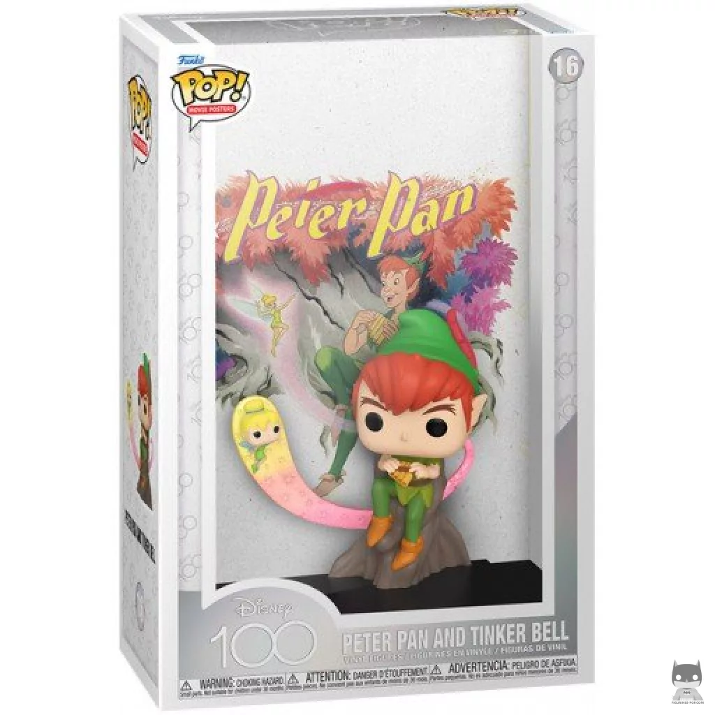 Figurine Funko POP Peter Pan et la Fée Clochette (100 ans de Disney)