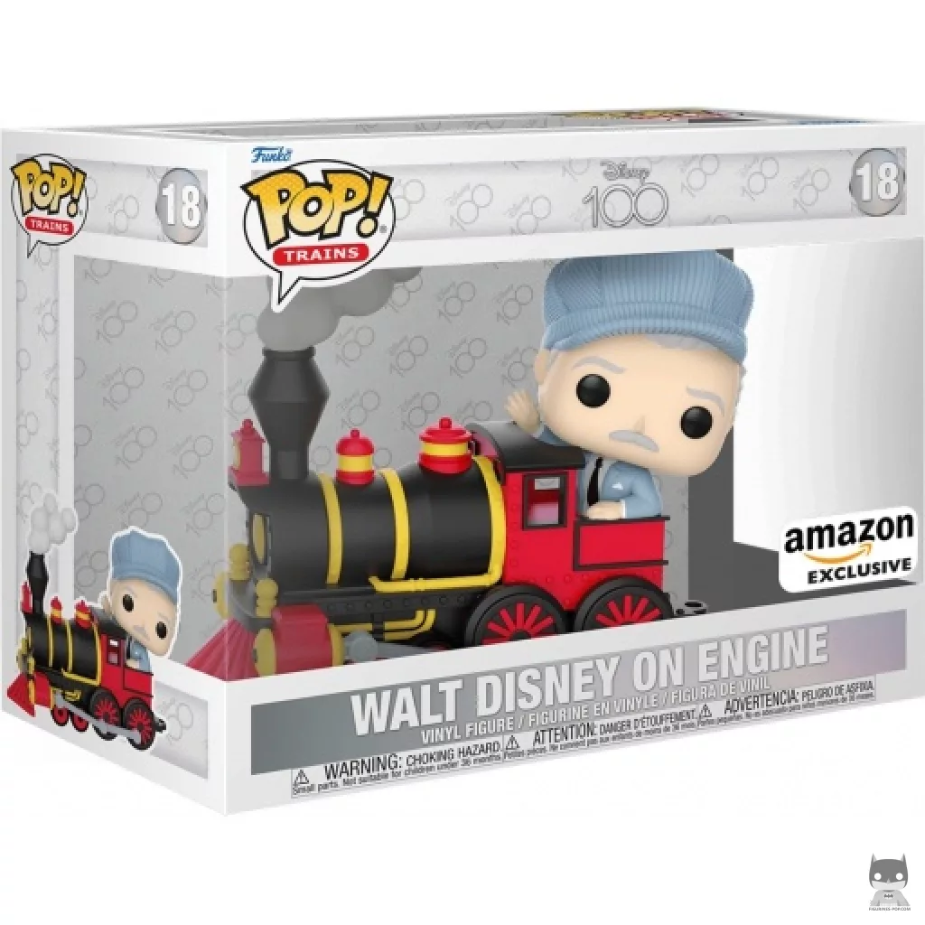 Figurine Funko POP Walt Disney sur Locomotive avec boîte
