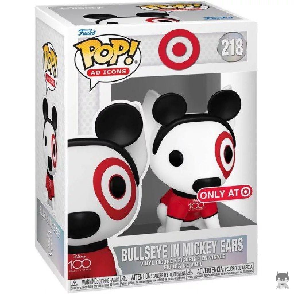 Figurine Funko POP Bullseye avec Oreilles de Mickey avec boîte
