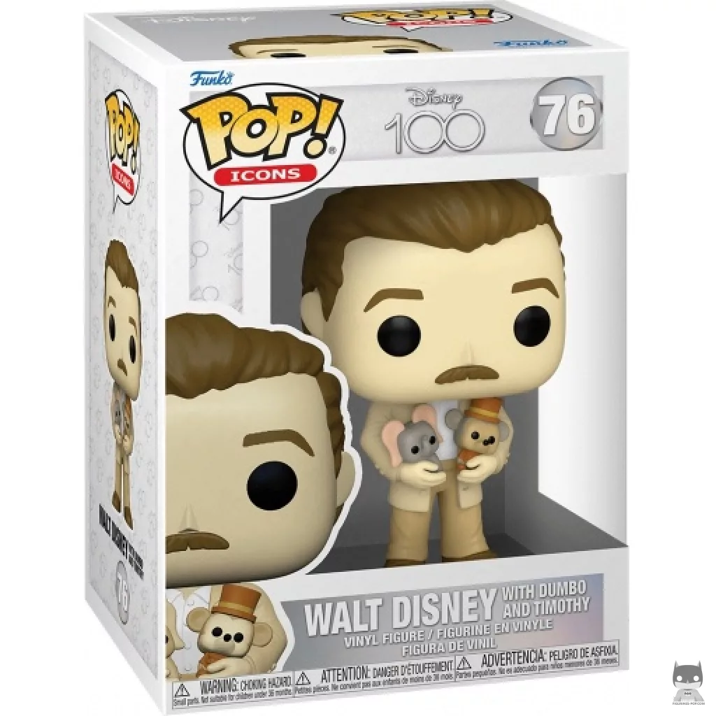Figurine Funko POP Walt Disney avec Dumbo & Timothy avec boîte