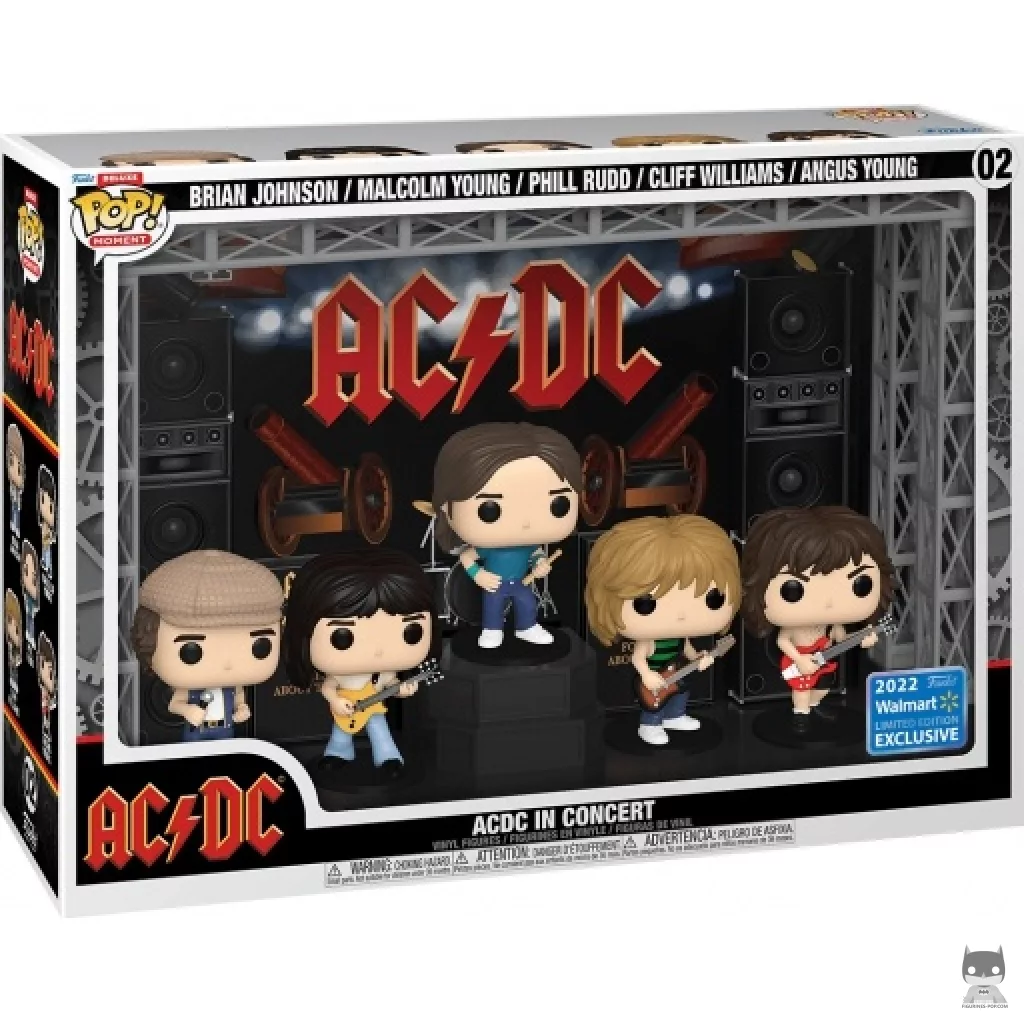 Figurine Funko POP AC/DC en Concert avec boîte