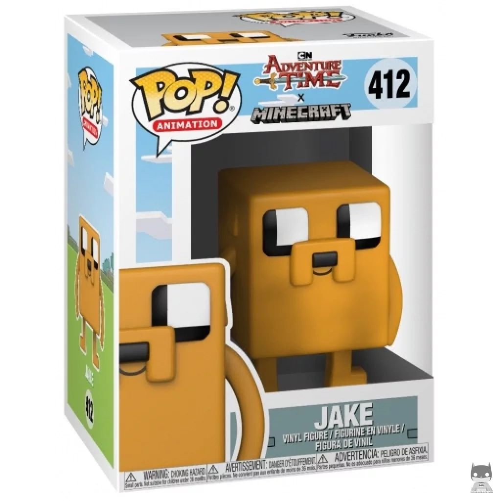Figurine Funko POP Jake le Chien (Minecraft Style) avec boîte