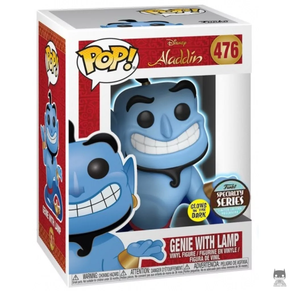 Figurine Funko POP Génie avec lampe avec boîte