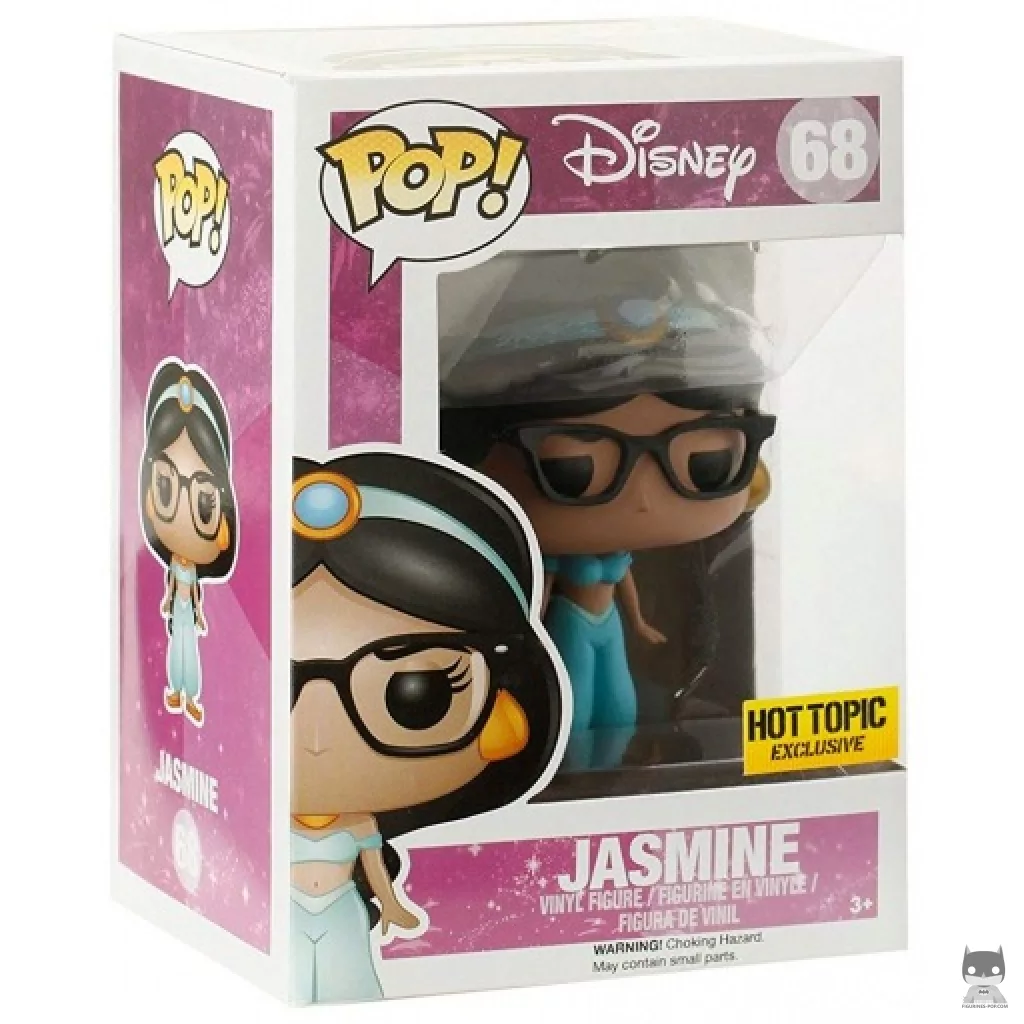Figurine Funko POP Jasmine (Nerd) avec boîte