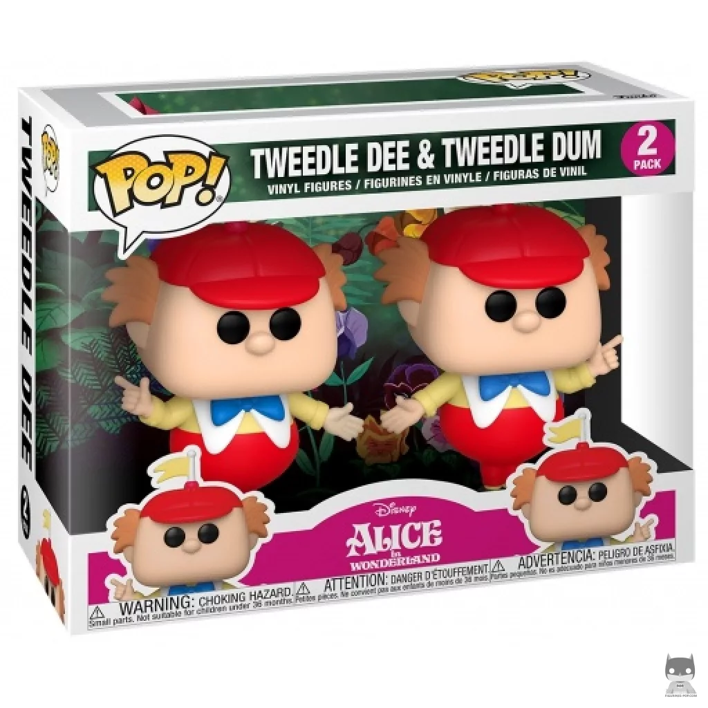 Figurine Funko POP Tweedle Dee & Tweedle Dum avec boîte