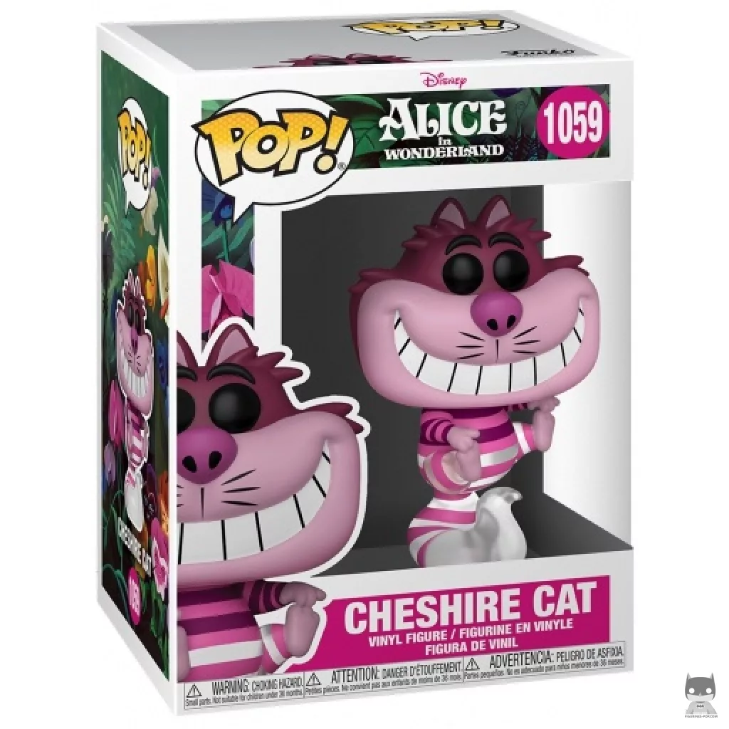 Figurine Funko POP Chat du Cheshire avec boîte