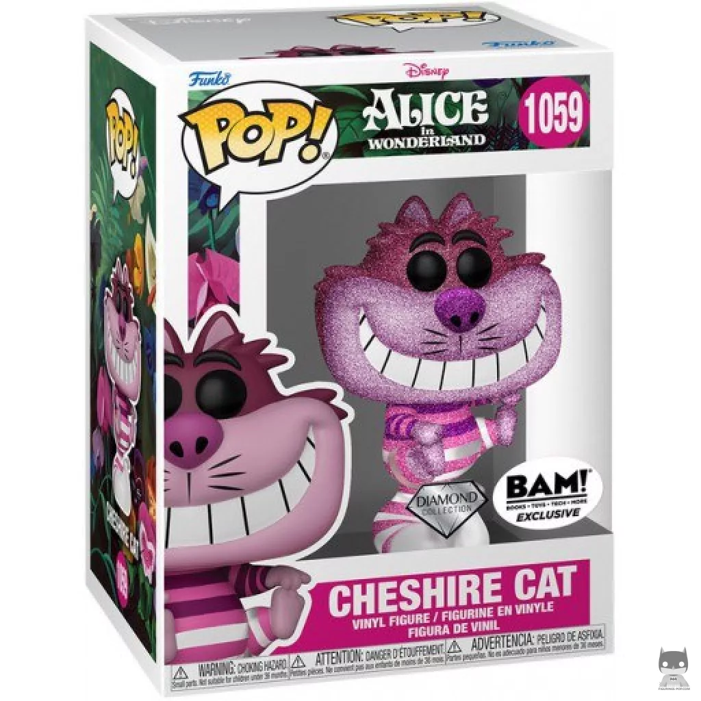 Figurine Funko POP Chat du Cheshire (Diamond Glitter) avec boîte