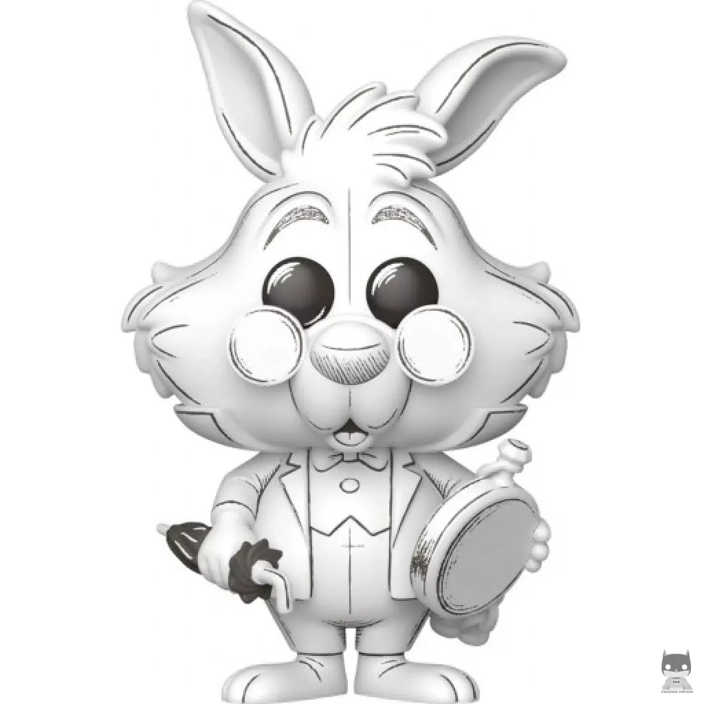 Figurine Funko POP Lapin Blanc (Esquisse) (Alice au Pays des Merveilles)