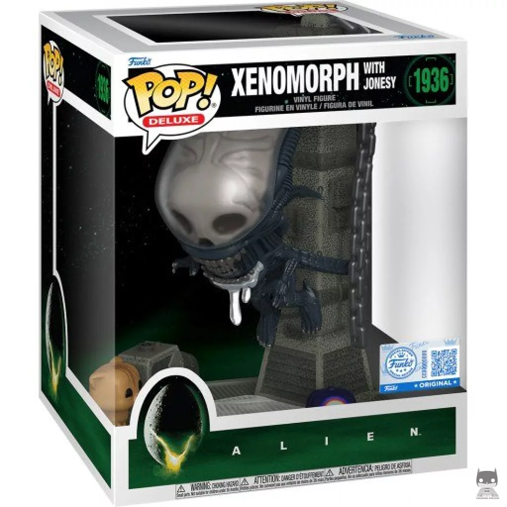 Figurine Funko POP Xenomorph avec Jones avec boîte