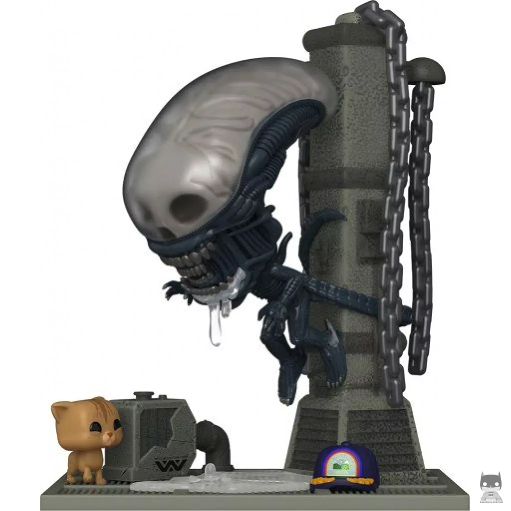 Figurine Funko POP Xenomorph avec Jones (Alien)
