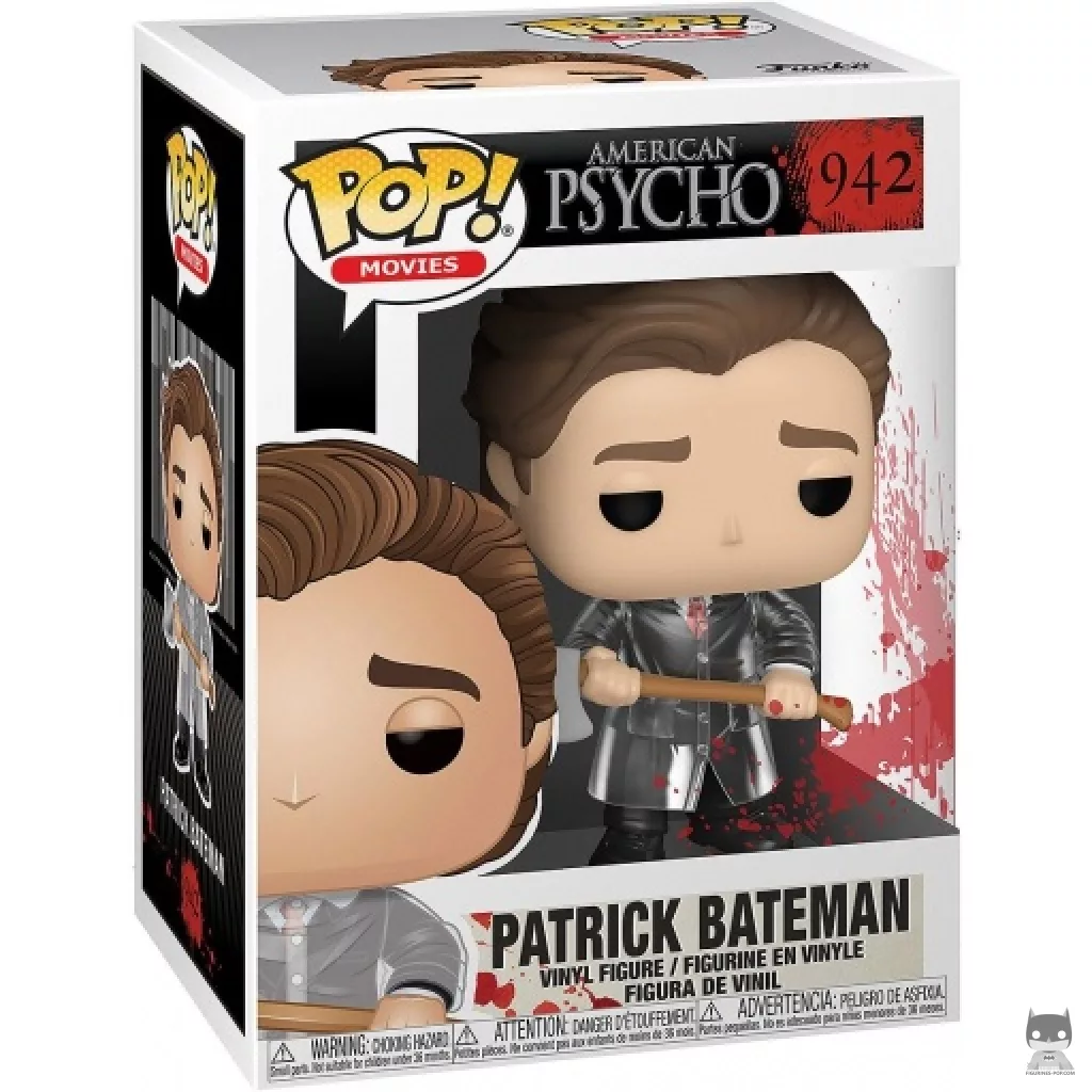 Figurine Funko POP Patrick Bateman avec hache avec boîte