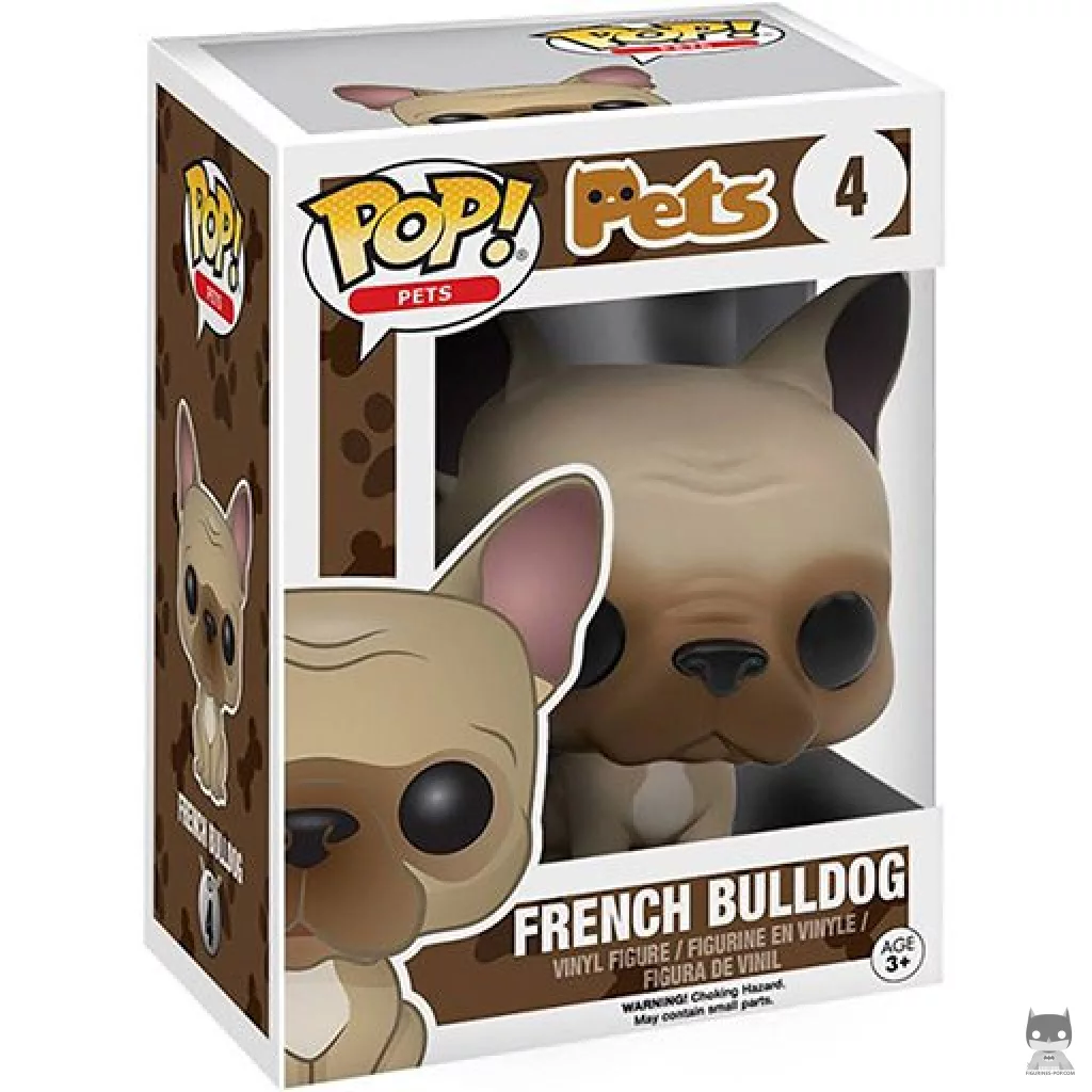 Figurine Funko POP Bouledogue Français avec boîte