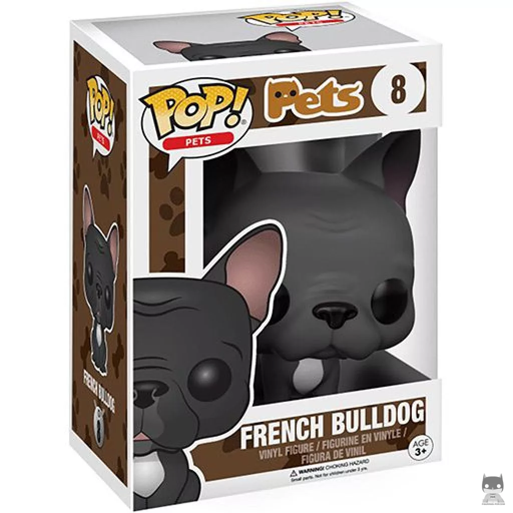 Figurine Funko POP Bouledogue Français avec boîte