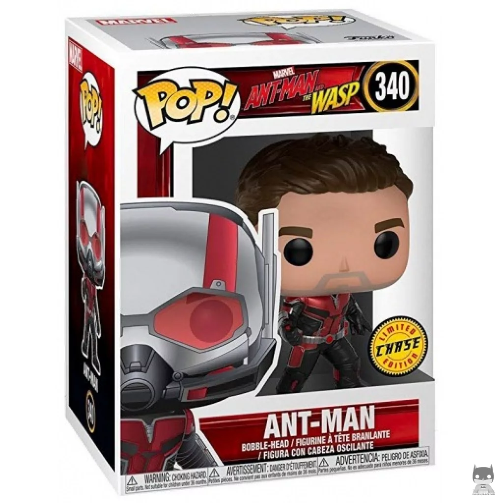 Figurine Funko POP Ant-Man (sans masque) (Chase) avec boîte