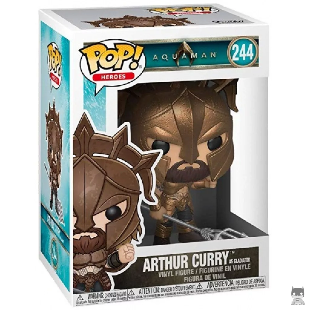 Figurine Funko POP Arthur Curry Gladiator avec boîte