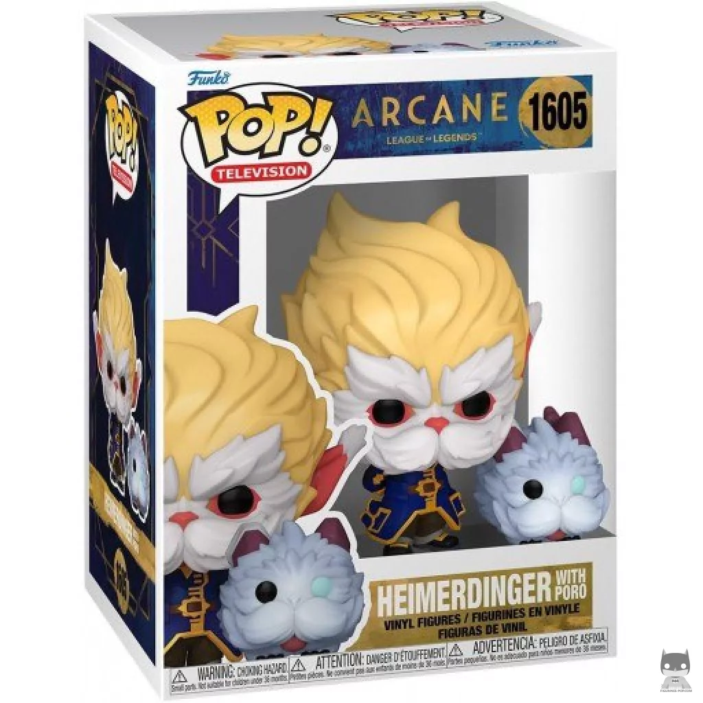 Figurine Funko POP Heimerdinger avec Poro avec boîte