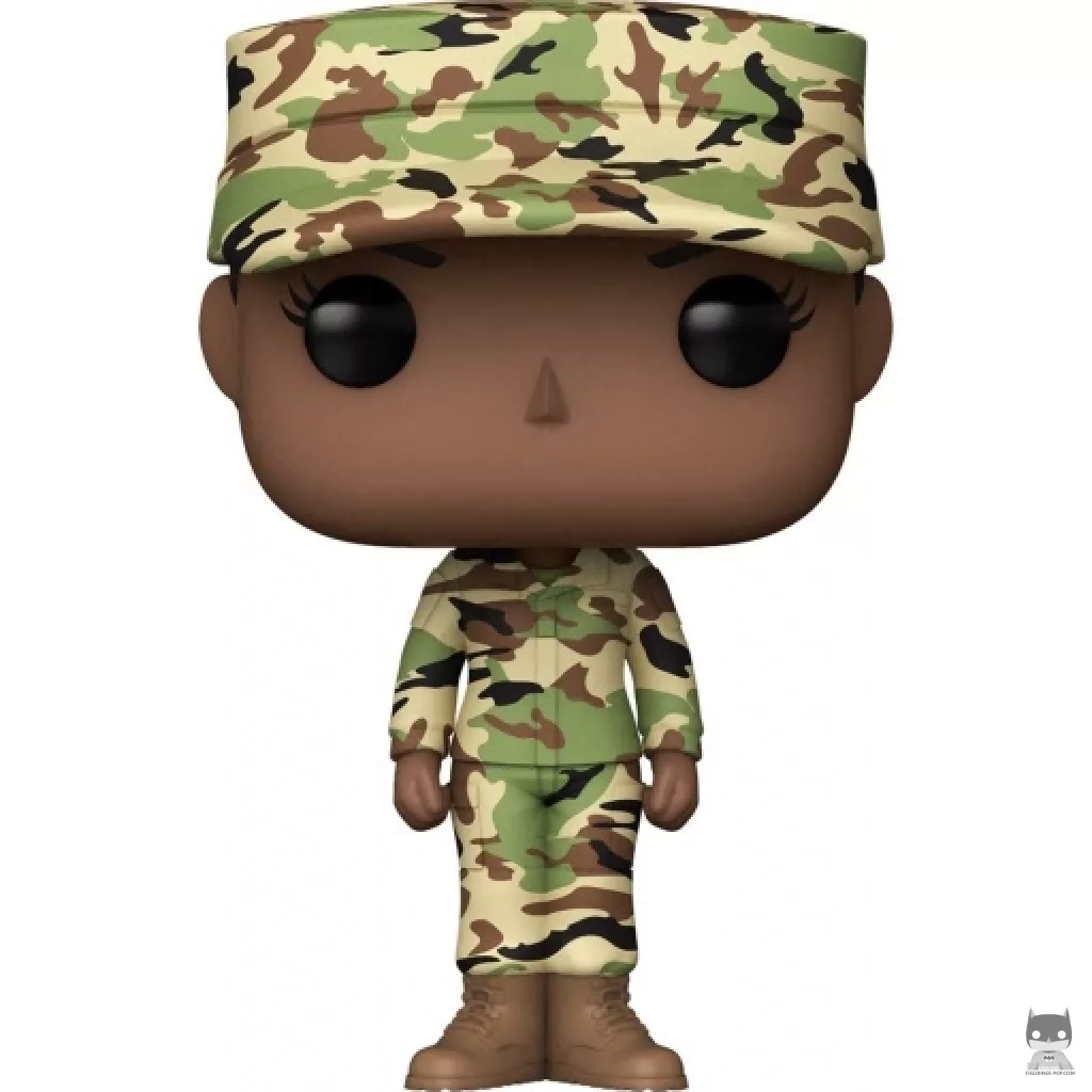 Figurine Funko POP Avaiateur Air Force Femme (Afro-Américain) (Armée USA)