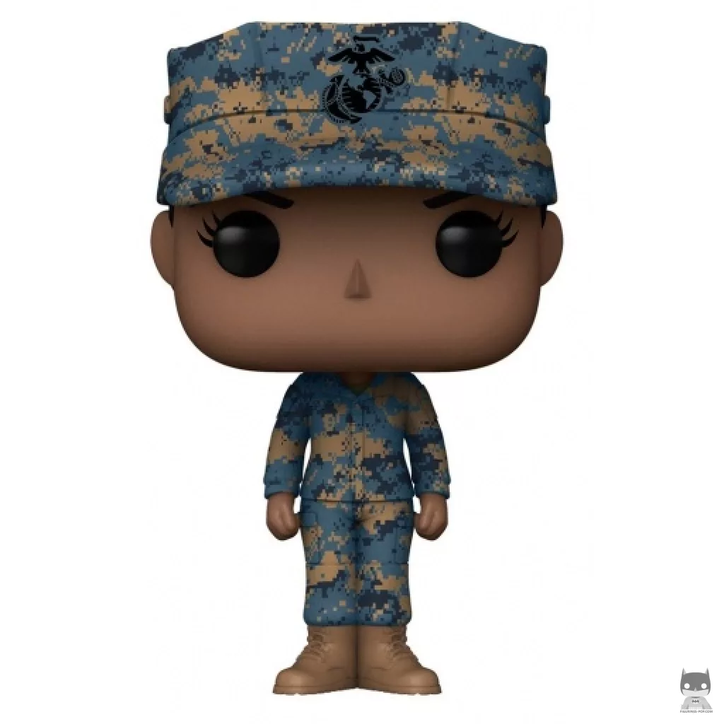 Figurine Funko POP Marine Femme (Afro-Américain) (Armée USA)