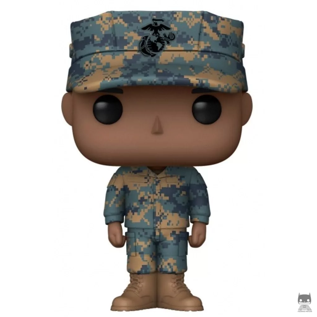 Figurine Funko POP Marine Homme (Afro-Américain) (Armée USA)