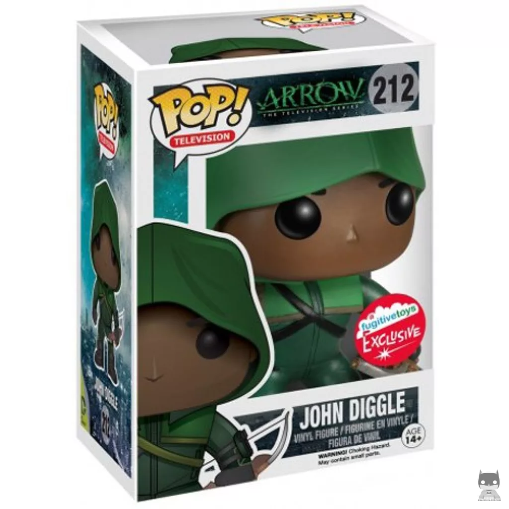 Figurine Funko POP John Diggle (en Arrow) avec boîte