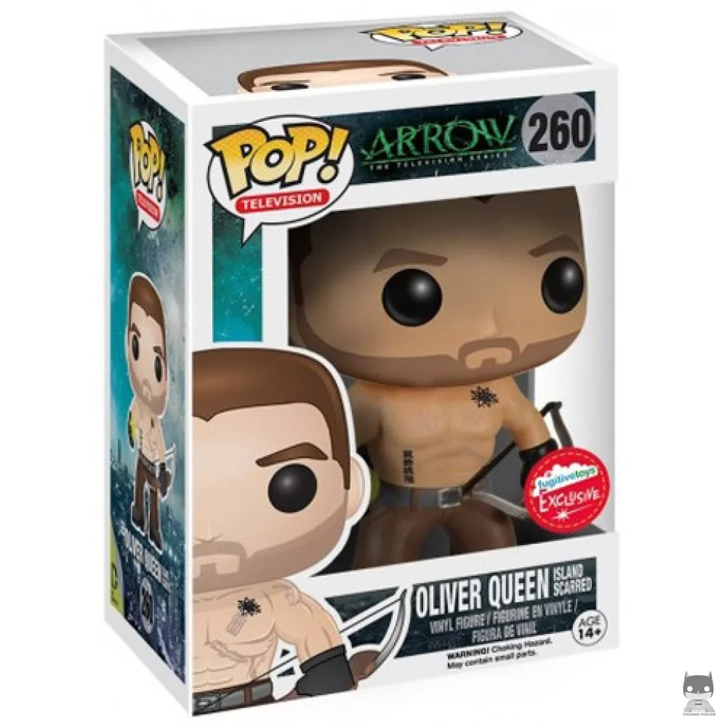 Figurine Funko POP Oliver Queen (naufragé de l'île) avec boîte