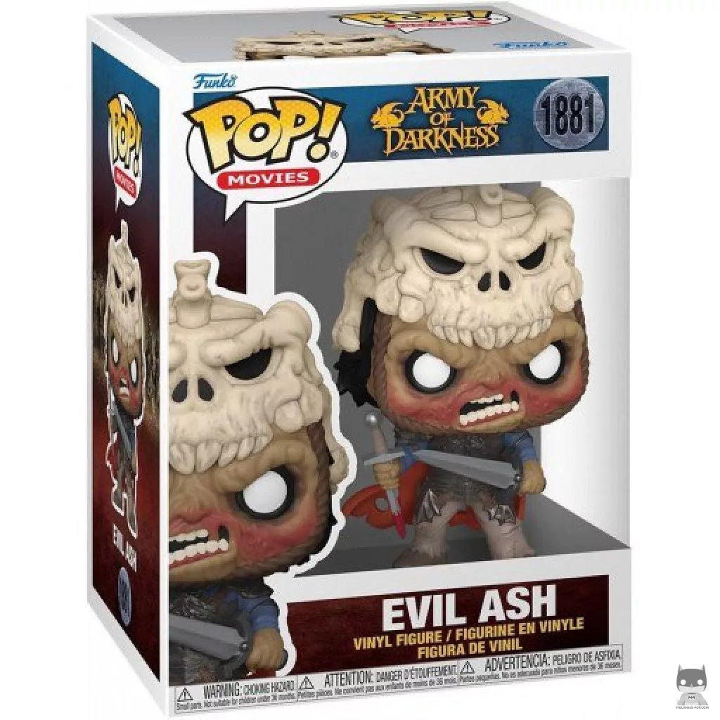 Figurine Funko POP Evil Ash avec boîte