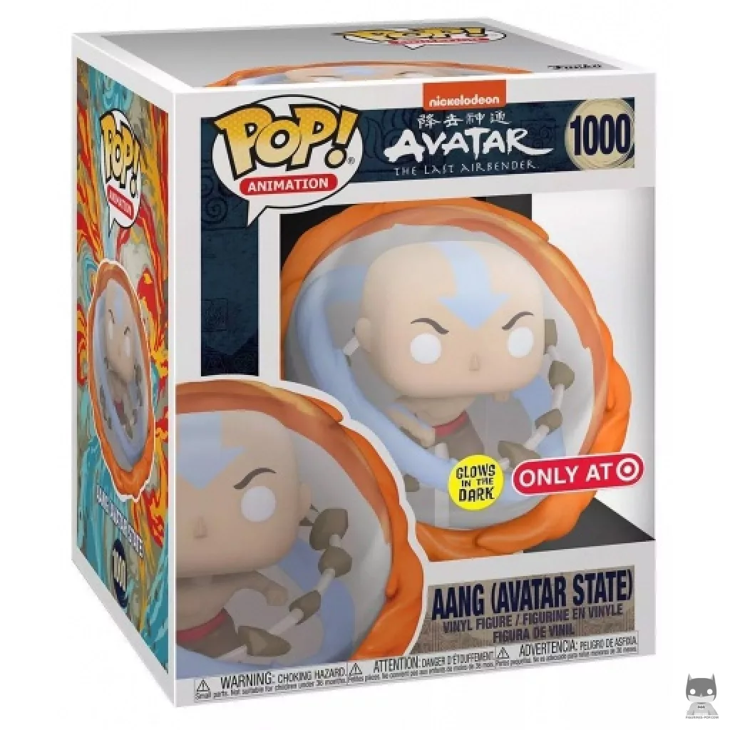 Figurine Funko POP Aang Avatar State (Supersized) avec boîte