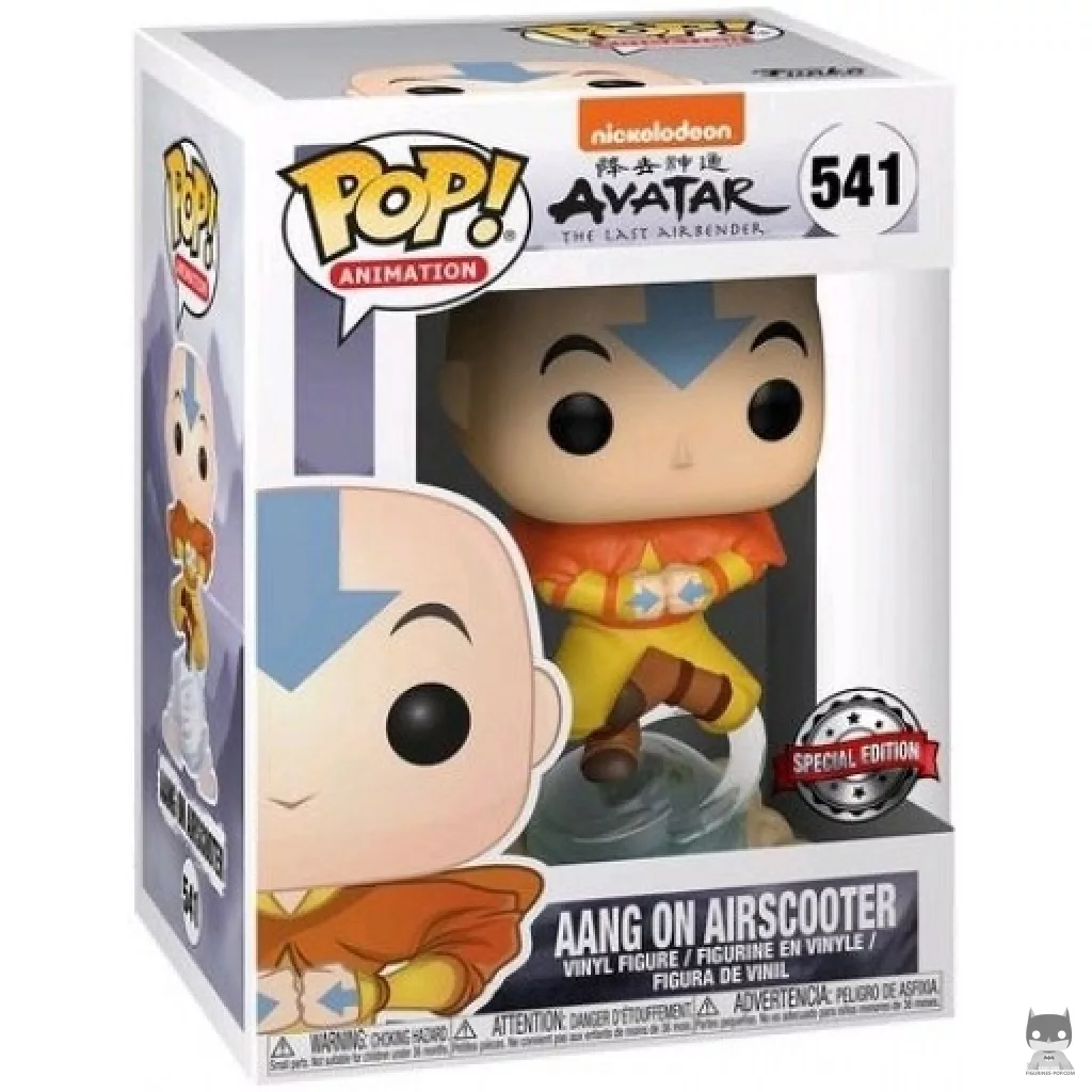 Figurine Funko POP Aang sur Airscooter avec boîte