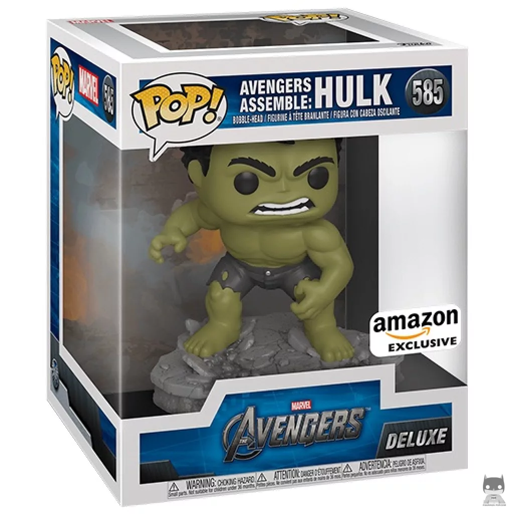 Figurine Funko POP Avengers Assemble: Hulk (Supersized) avec boîte
