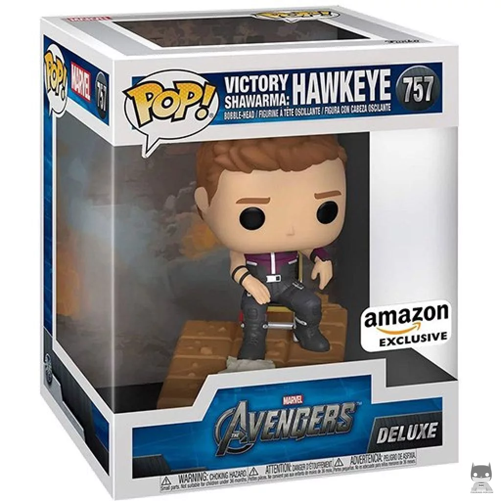Figurine Funko POP Victory Shawarma : Hawkeye avec boîte
