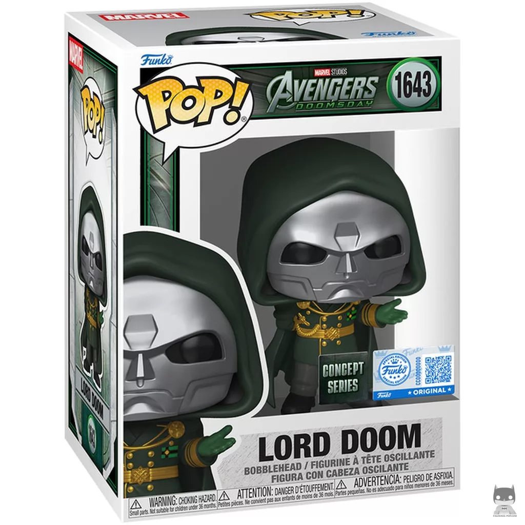 Figurine Funko POP Seigneur Doom avec boîte
