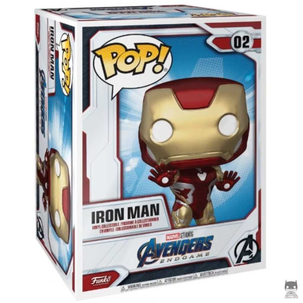 Figurine Funko POP Iron Man (Supersized 18'') avec boîte