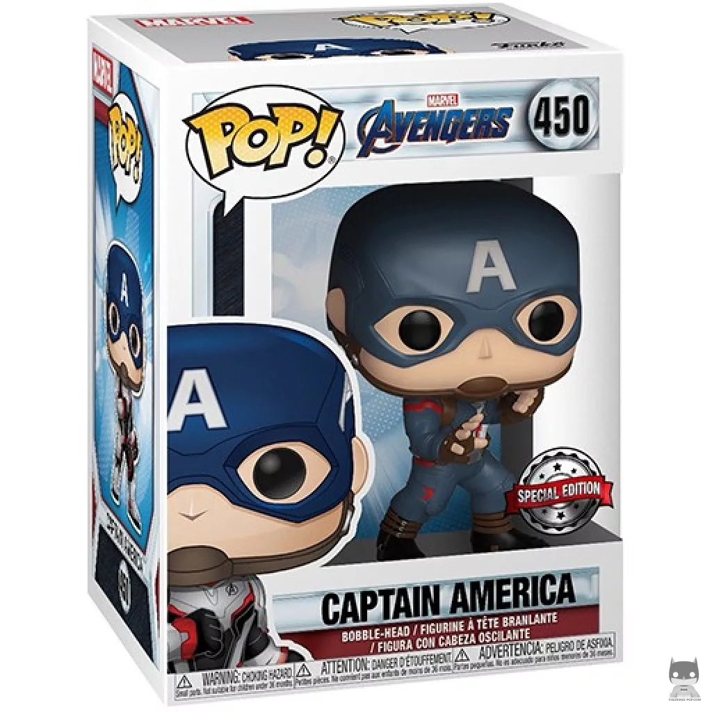 Figurine Funko POP Captain America avec boîte