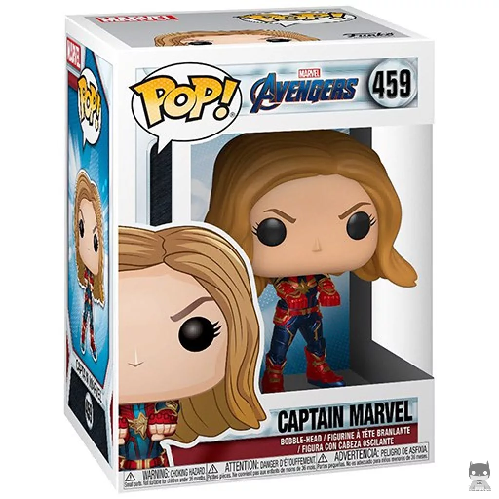 Figurine Funko POP Captain Marvel avec boîte