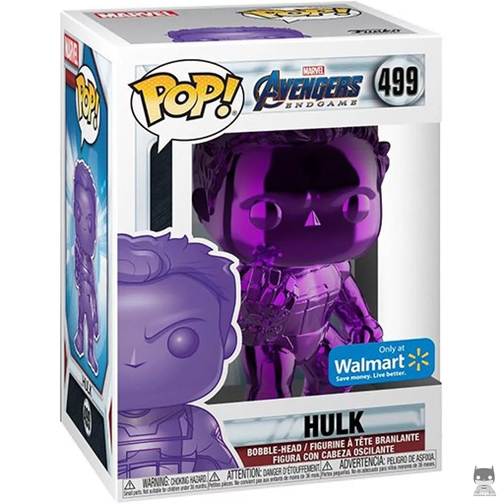 Figurine Funko POP Hulk (Violet & Chrome) avec boîte