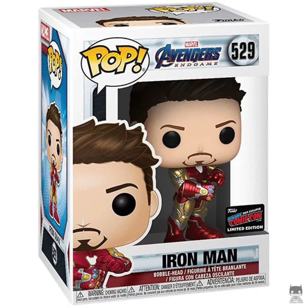 Figurine Funko POP Iron Man avec boîte