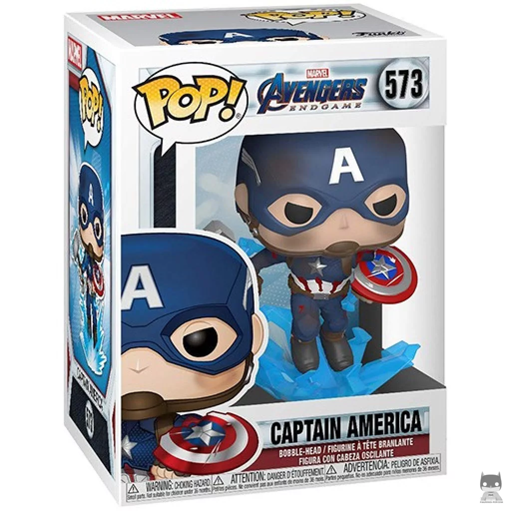 Figurine Funko POP Captain America avec boîte