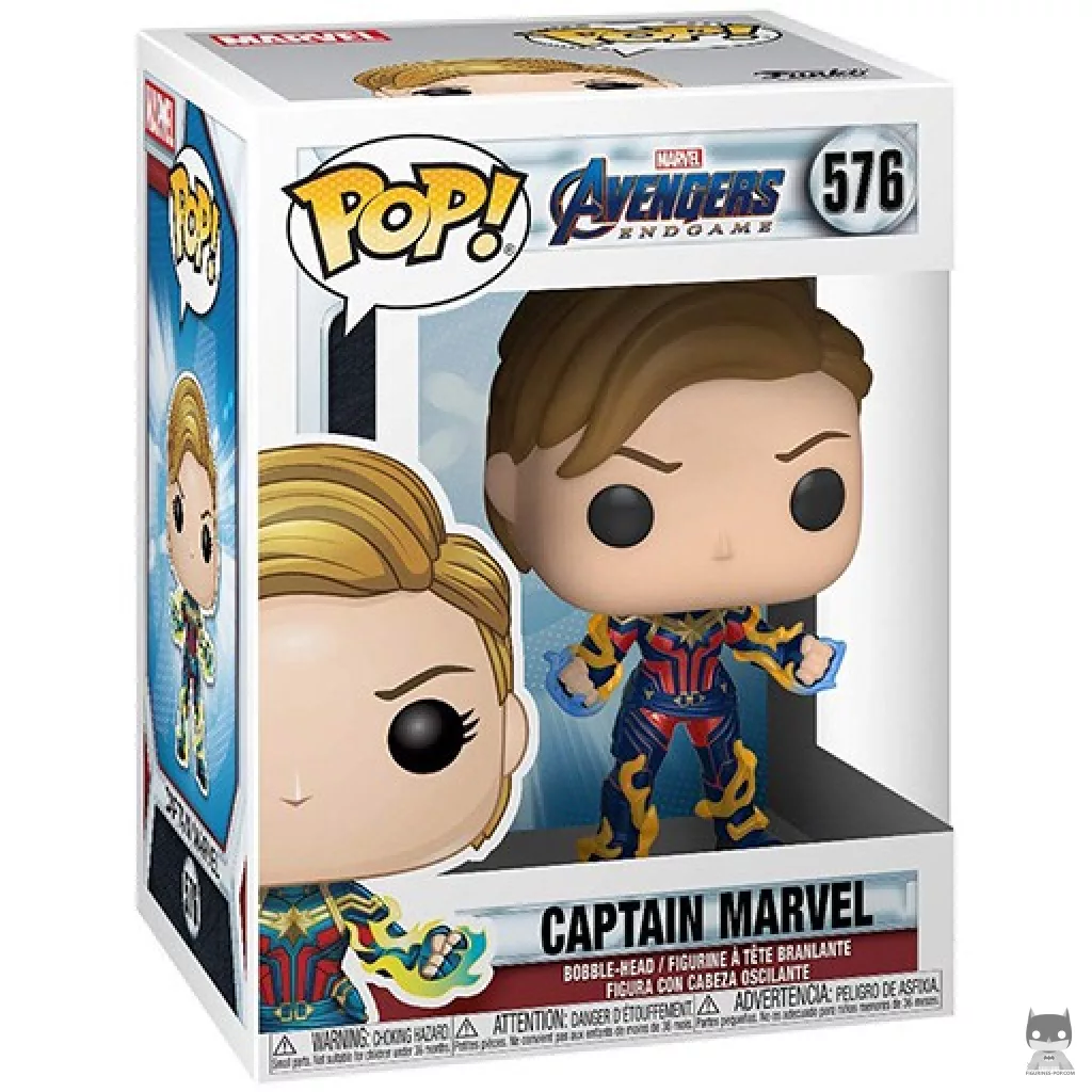 Figurine Funko POP Captain Marvel avec boîte