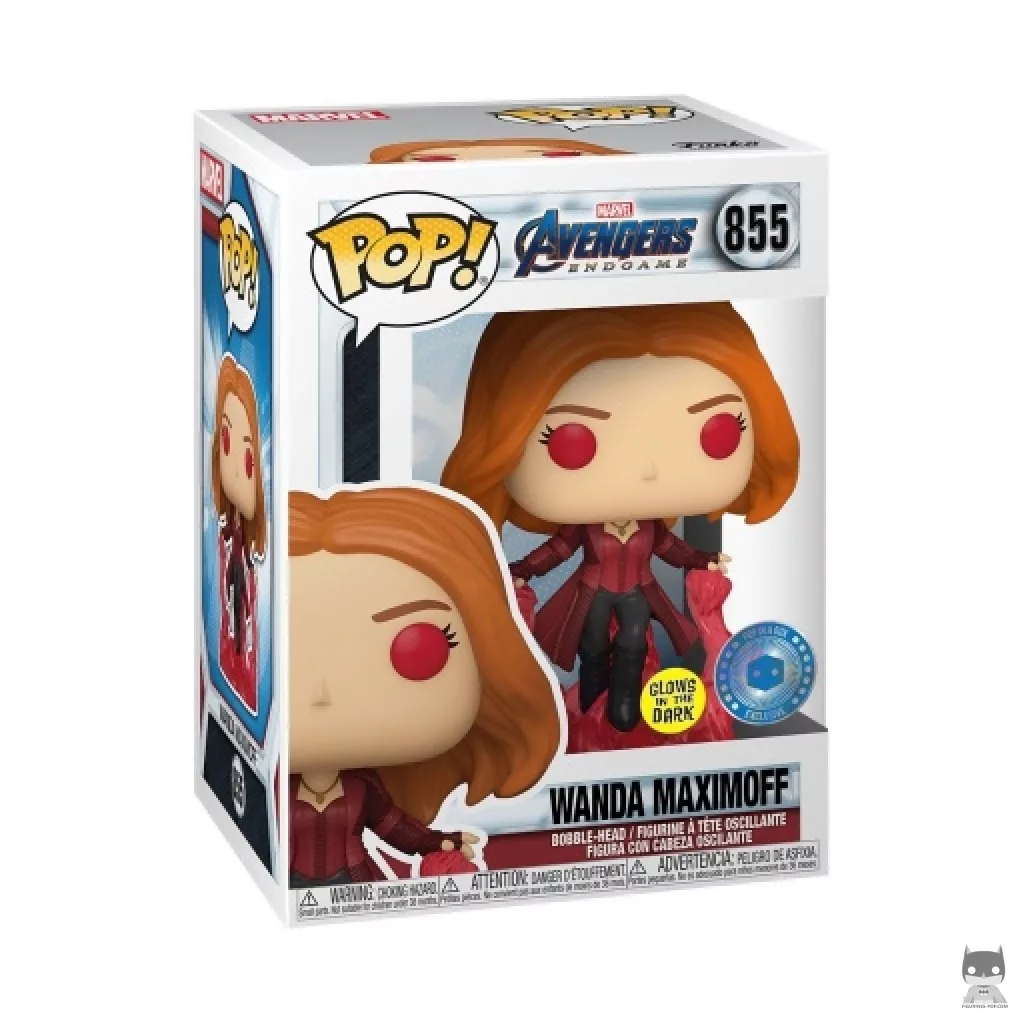 Figurine Funko POP Wanda Maximoff (Glow in the Dark) avec boîte