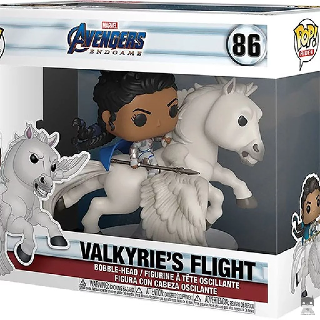 Figurine Funko POP Valkyrie à cheval avec boîte