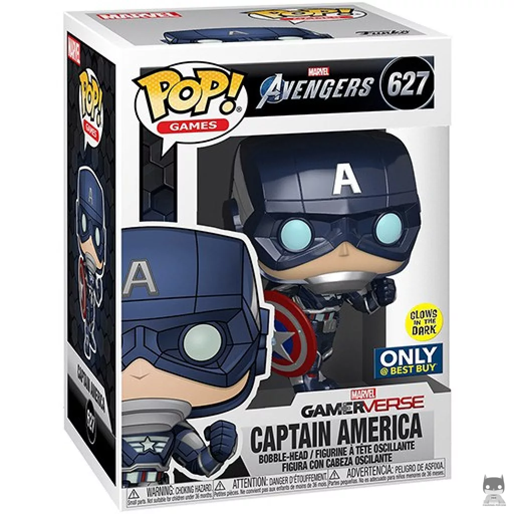 Figurine Funko POP Captain America avec boîte