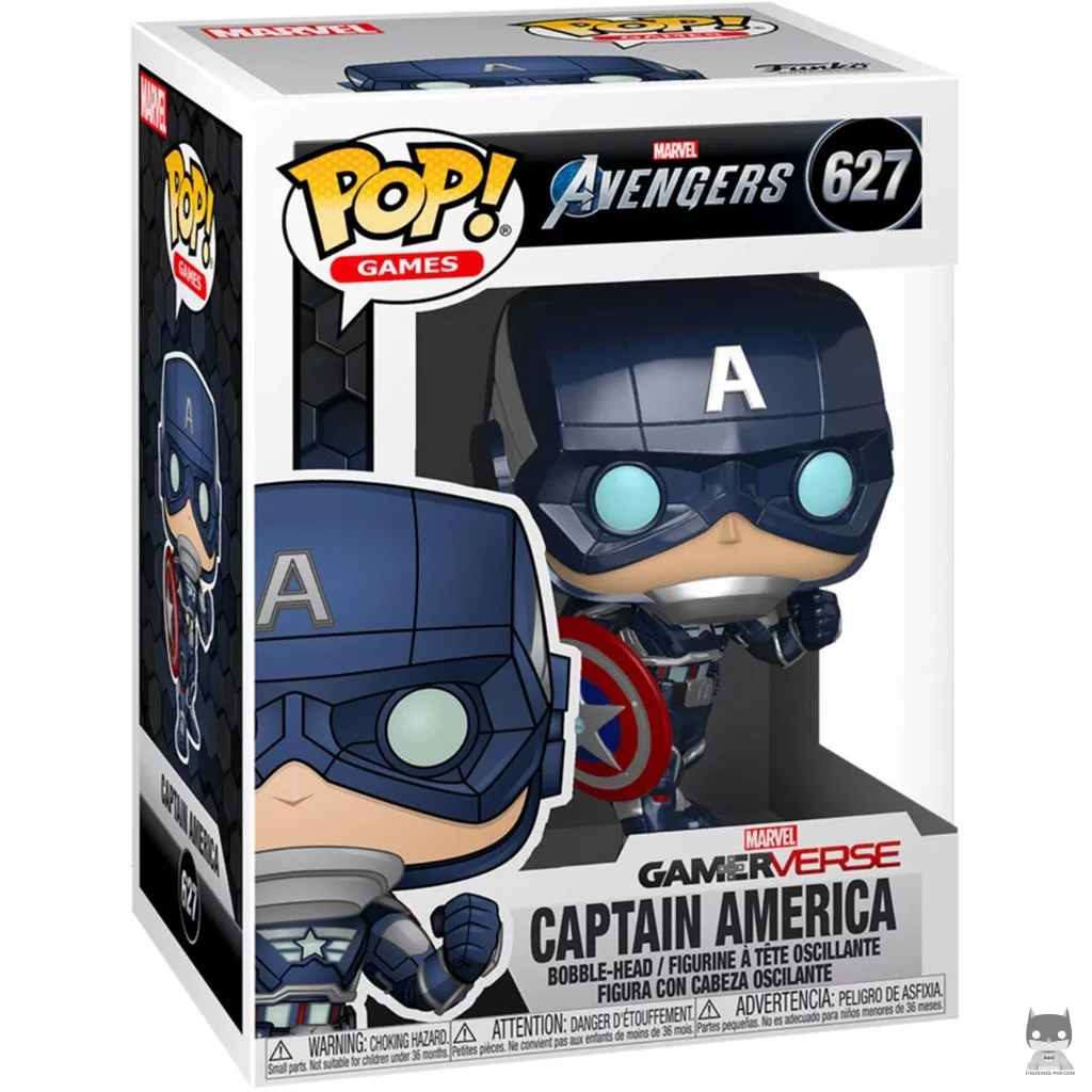 Figurine Funko POP Captain America avec boîte